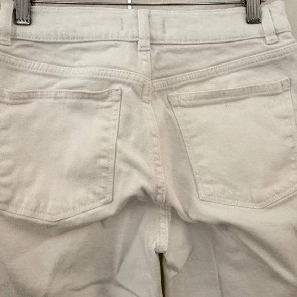 DL1961 Sz 26 Patti Straight High Rise Jean in White Distressed - Picture 10 of 12